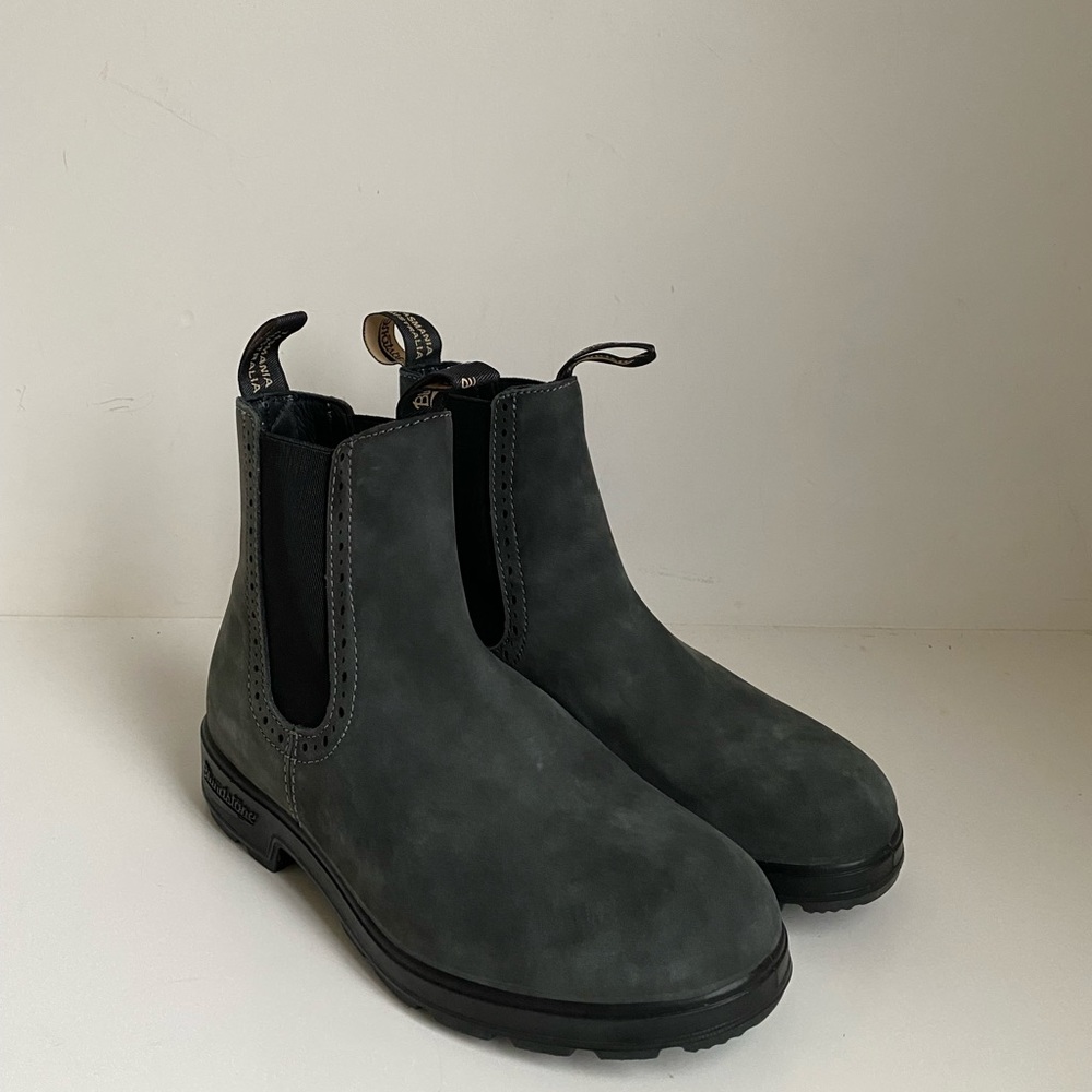 Blundstone 1630 High Top Chelsea Boots Rustic Black AU 5.5 US Women's 8.5
